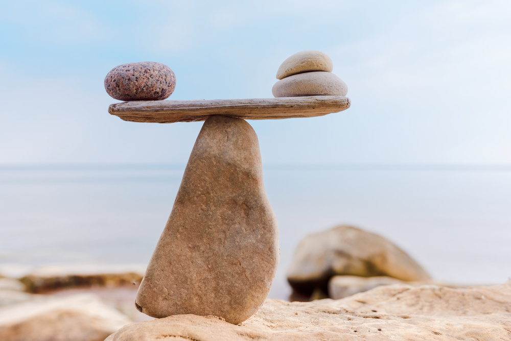 Well-balanced of stones